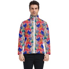 Butterflies Blue Pattern Girly Men s Bomber Jacket