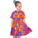 Squares Geometric Colorful Fluorescent Kids  Sailor Dress View1