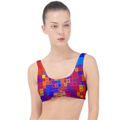 Squares Geometric Colorful Fluorescent The Little Details Bikini Top