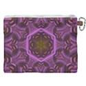 Rosette Mosaic Kaleidoscope Abstract Background Canvas Cosmetic Bag (XXL) View2