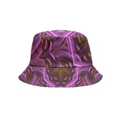 Rosette Mosaic Kaleidoscope Abstract Background Bucket Hat (kids)