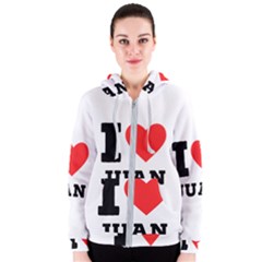 I Love Juan Women s Zipper Hoodie by ilovewhateva