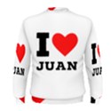 I love juan Men s Sweatshirt View2