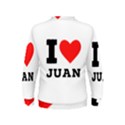 I love juan Kids  Sweatshirt View2