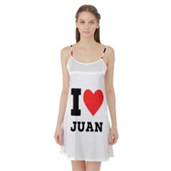 I Love Juan Satin Night Slip by ilovewhateva