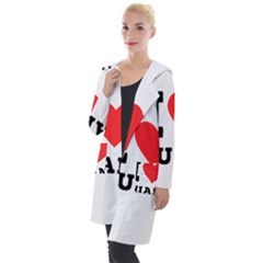 I Love Juan Hooded Pocket Cardigan by ilovewhateva