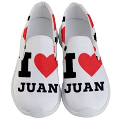 I Love Juan Men s Lightweight Slip Ons by ilovewhateva