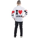 I love juan Men s Half Zip Pullover View2