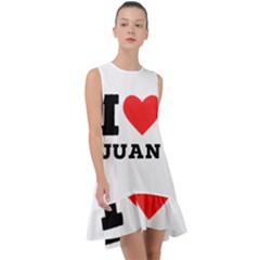 I Love Juan Frill Swing Dress by ilovewhateva