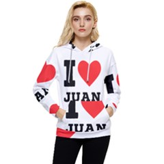 I Love Juan Women s Lightweight Drawstring Hoodie by ilovewhateva