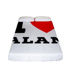 I Love Alan Fitted Sheet (full/ Double Size) by ilovewhateva