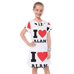 I Love Alan Kids  Drop Waist Dress by ilovewhateva