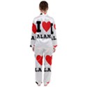 I love alan Women s Long Sleeve Satin Pajamas Set	 View2