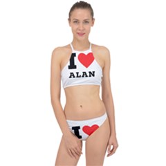 I Love Alan Racer Front Bikini Set by ilovewhateva