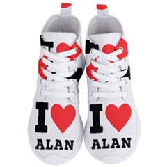 I Love Alan Women s Lightweight High Top Sneakers by ilovewhateva