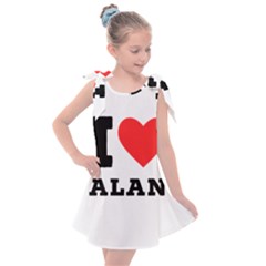 I Love Alan Kids  Tie Up Tunic Dress by ilovewhateva