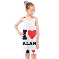 I Love Alan Kids  Overall Dress by ilovewhateva