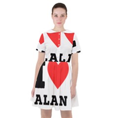 I Love Alan Sailor Dress by ilovewhateva