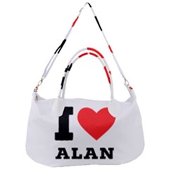 I Love Alan Removal Strap Handbag by ilovewhateva