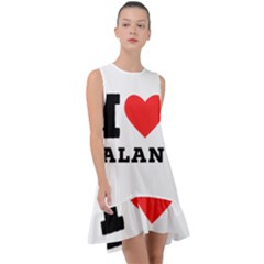 I Love Alan Frill Swing Dress by ilovewhateva