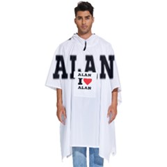 I Love Alan Men s Hooded Rain Ponchos by ilovewhateva