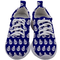 Ladybug Vector Geometric Tile Pattern Kids Athletic Shoes