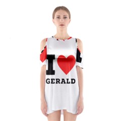 I Love Gerald Shoulder Cutout One Piece Dress by ilovewhateva