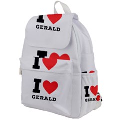 I Love Gerald Top Flap Backpack by ilovewhateva