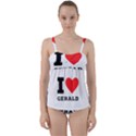 I love gerald Twist Front Tankini Set View1