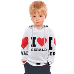 I Love Gerald Kids  Overhead Hoodie by ilovewhateva