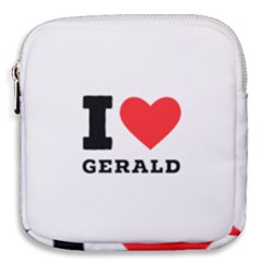 I Love Gerald Mini Square Pouch by ilovewhateva