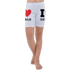 I Love Gerald Kids  Lightweight Velour Capri Yoga Leggings by ilovewhateva