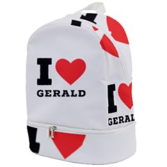 I Love Gerald Zip Bottom Backpack by ilovewhateva