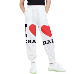 I Love Gerald Kids  Elastic Waist Pants by ilovewhateva