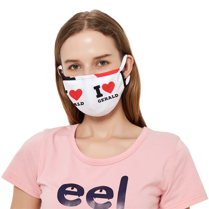 I love gerald Crease Cloth Face Mask (Adult)