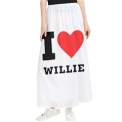 I Love Willie Maxi Chiffon Skirt by ilovewhateva