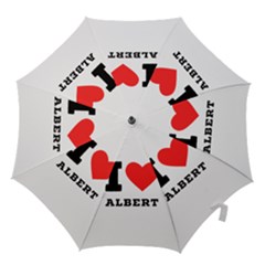 I Love Albert Hook Handle Umbrellas (small) by ilovewhateva