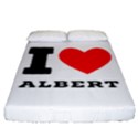 I love albert Fitted Sheet (King Size) View1