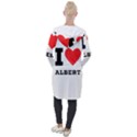 I love albert Hooded Pocket Cardigan View2