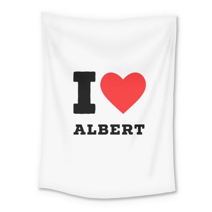 I love albert Medium Tapestry