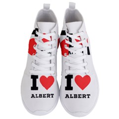 I Love Albert Men s Lightweight High Top Sneakers by ilovewhateva