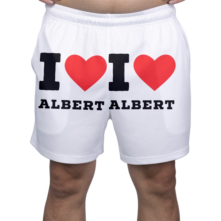 I love albert Men s Shorts