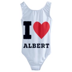 I Love Albert Kids  Cut-out Back One Piece Swimsuit by ilovewhateva