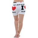 I love albert Lightweight Velour Yoga Shorts View4