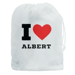 I Love Albert Drawstring Pouch (3xl) by ilovewhateva