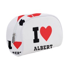 I Love Albert Make Up Case (small) by ilovewhateva