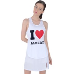 I Love Albert Racer Back Mesh Tank Top by ilovewhateva