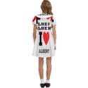 I love albert Kids  Bow Tie Puff Sleeve Dress View4