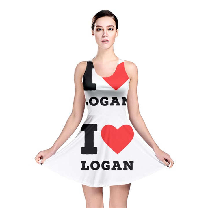 I love logan Reversible Skater Dress