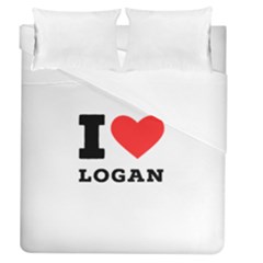 I Love Logan Duvet Cover (queen Size) by ilovewhateva